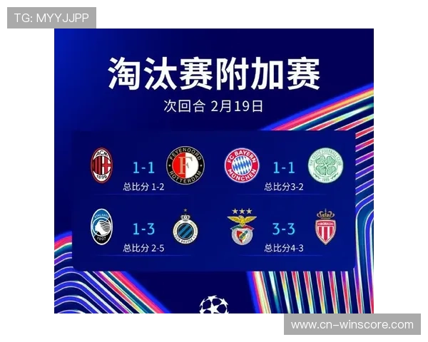 欧冠联赛阶段结束，淘汰赛附加赛对阵出炉